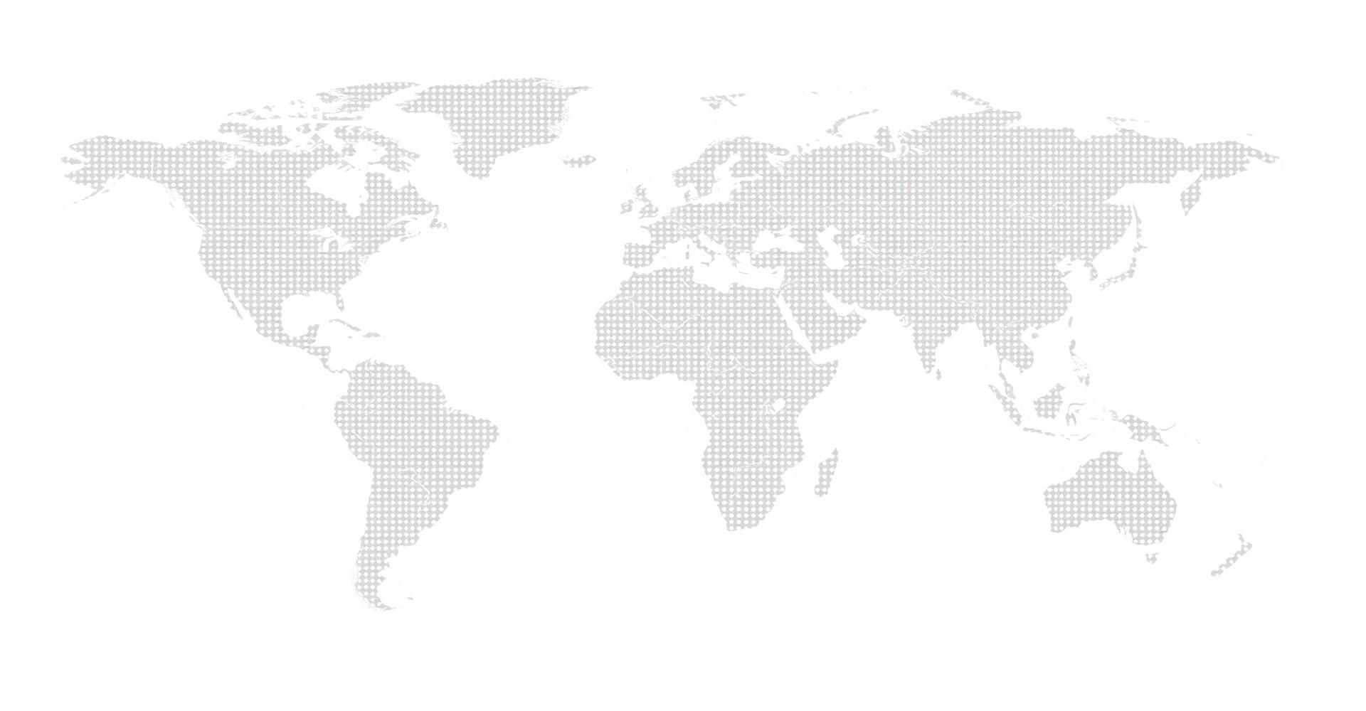 Minimal dotted monochrome world map